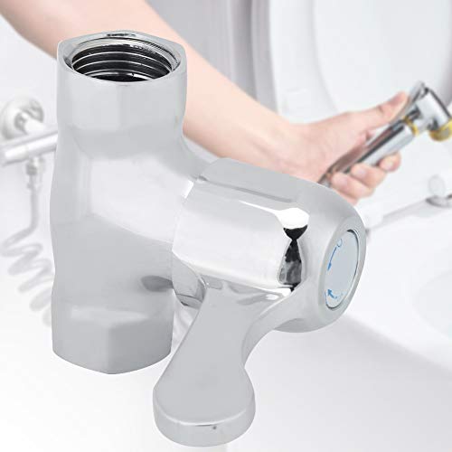 Yctze Raccord de Vanne d'arrêt Droit à Filetage Femelle G1/2 Pouces, Accessoire en Cuivre pour le Contrôle du Froid et du Chaud