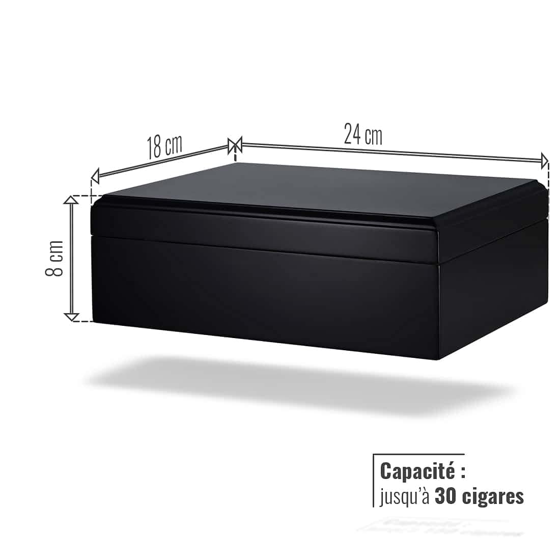Humidor für Zigarren mit Accessoires
