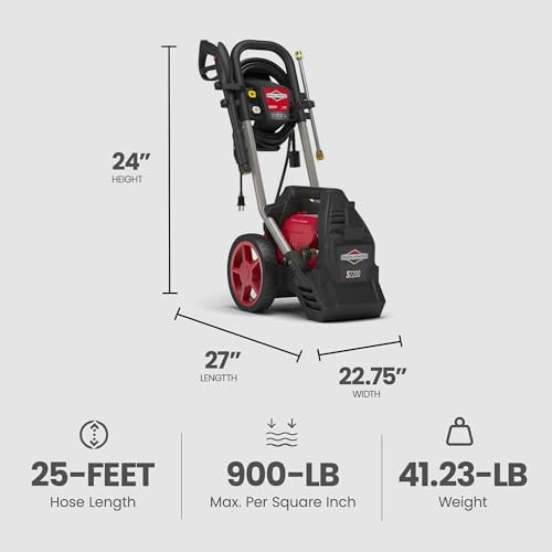 Briggs & Stratton 20700 2200 Max Psi/1.2 Max Gpm Electric Pressure Washer thumb #2