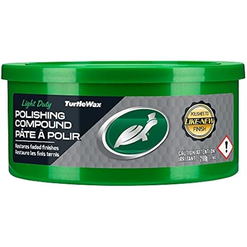Turtle Wax T241AC Polishing Compound, 10.5 oz, Paste White