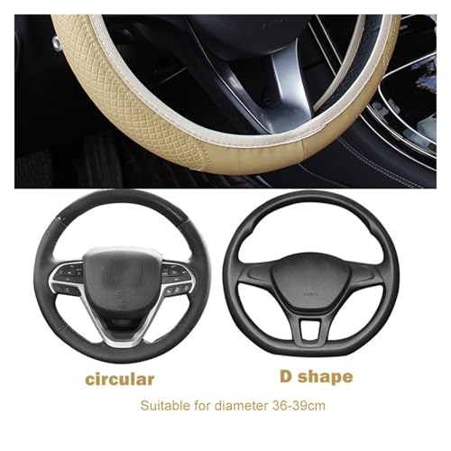 Cubierta Volante Coche Para Benz BGA Para AMG W203 W210 W211 W124 W202 W204 W205 W212 W176 Funda Cuero Volante Estilo Coche Protector Volante Coche(Black red)
