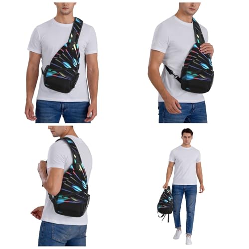 Bolso cruzado tipo bandolera para senderismo y viaje miniatura 6