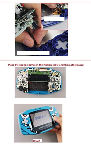 image for RGRS FunnyPlaying Game Boy Advance v2 IPS Backlight Mod Kit GBA