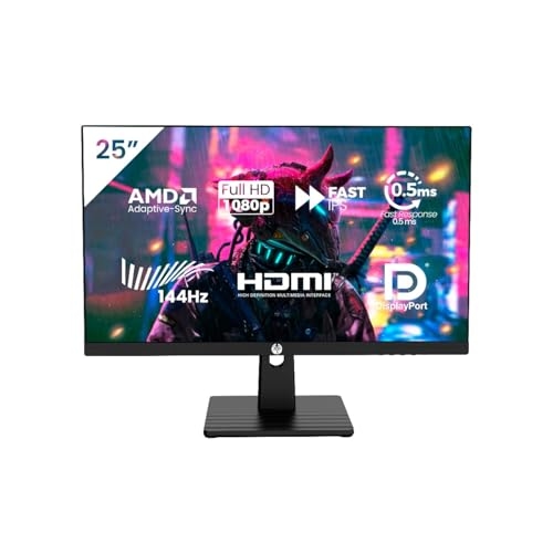 Haiz Monitor Gamer 25'' 144hz 0.5ms 1920x1080 Adaptative Sync FHD HDMI/DP IPS VESA Haiz Monitor Gamer 25'' 144hz 0.5ms 1920x1080 Adaptative Sync FHD HDMI/DP IPS VESA