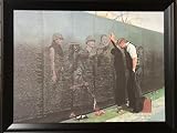 Reflections Framed by Lee Teter Fine Art Print Vietnam War Wall Memorial (Image Size: 26x19) (31x24
