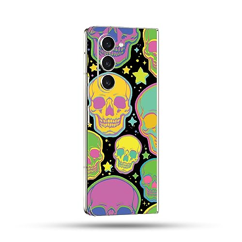 Image of MightySkins Skin Compatible with Samsung Galaxy Z Fold 5 Full Wrap - Puppy Fall | Protective, Durable, and Unique Vinyl Decal wrap Cover | Easy to Apply, Remove, and Change Styles | Made in The USA