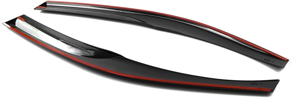 ROBUST Wind Rain Sun Smoke Guard Deflectors Front Left & Right Set for Ford Transit Tourneo Custom 2012 Onwards