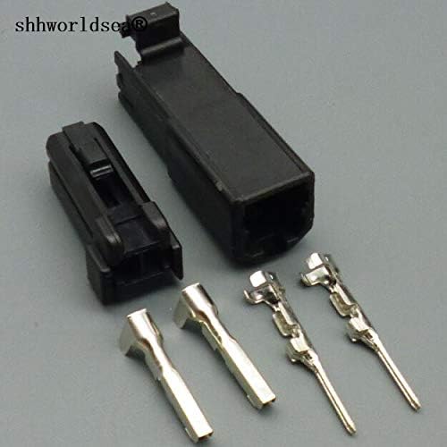 5/30/100sets 2 Pin/way Car Door Lamp Connector License Plate LED lights Plug For Audi For Volkswagen For Skoda 4B0 971 832 - (Color Name: 5set female)