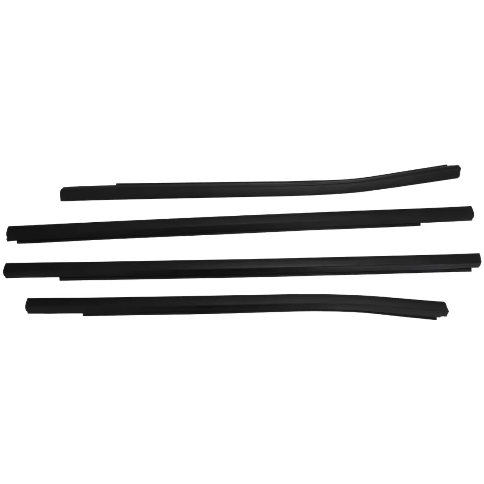 Pbqenxb One Color For Ranger For Px For Xlt 2012-2021 Double Cab 4 Doors Auto Window Waterproof Protection Car Rubber Seal Strip Outer Window Weatherstrip