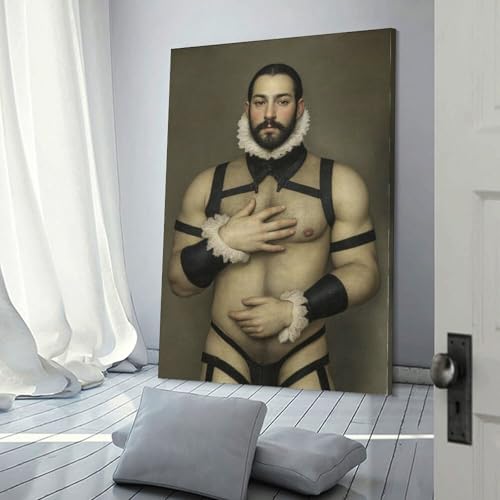Art mural homme du noble pour sublimer vos murs vides de toilettes et salle de bain