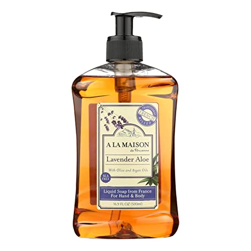French Liquid Soap Lavender Aloe 16.90 Ounces