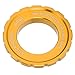 Centerlock Lockring, Centerlock Cover Rust Resistant High Strength Universal for Thru Axle Hub(Gold)