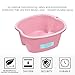 Ownest Foot Bath Spa,Water Spa and Foot Massage, Sturdy Plastic Foot Basin for Soaking Foot,Toe Nails, and Ankles,Pedicure,Portable Foot Tub-Pink