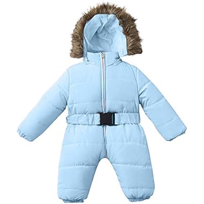 baby girl footless snowsuit