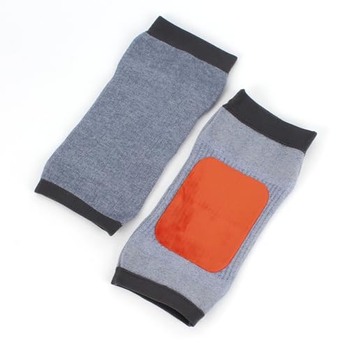 Image of Cashmere Wool Knee Brace Pads Unisex Winter Warm Thermal Knee Warmers Sleeve Soft Leg Warmers (Light Grey)