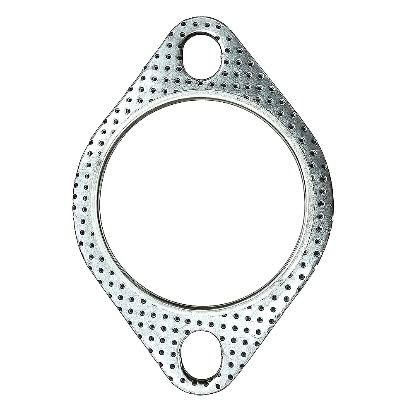 2-Pack 2 Bolt Exhaust Gasket, 2.75 Inch (70mm) Inside Diameter, High-Temperature Reinforced Metal Gasket Compatible with Honda Acura and Many Other Car & Truck Models