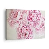 quadro su tela peonie bouquet fiori stampe da parete 70x50cm quadri moderni soggiorno camera da letto cucina 1 pezzo piccoli decorazione murale wall art canvas grafica immagini aa70x50-4961