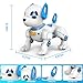 SUPIREO Remote Control Robot Dog Toy, RC Programmable Smart Interactive Robotic Pet, RC Stunt Robot Toy Imitates Animals Music Dancing Handstand Push-up Follow Functions for Boys & Girls