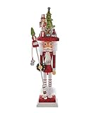 Kurt Adler 18-Inch Hollywood Christmas Tree Hat Nutcracker