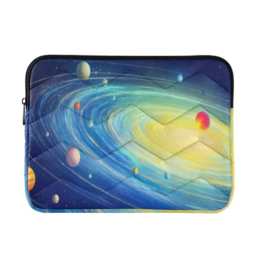 Funda para portátil 13-14 pulgadas con diseño sistema solar miniatura 1