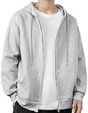 ストリート系 スウエットパーカー 長袖 シルエット フルジップアップ フーディー メンズ