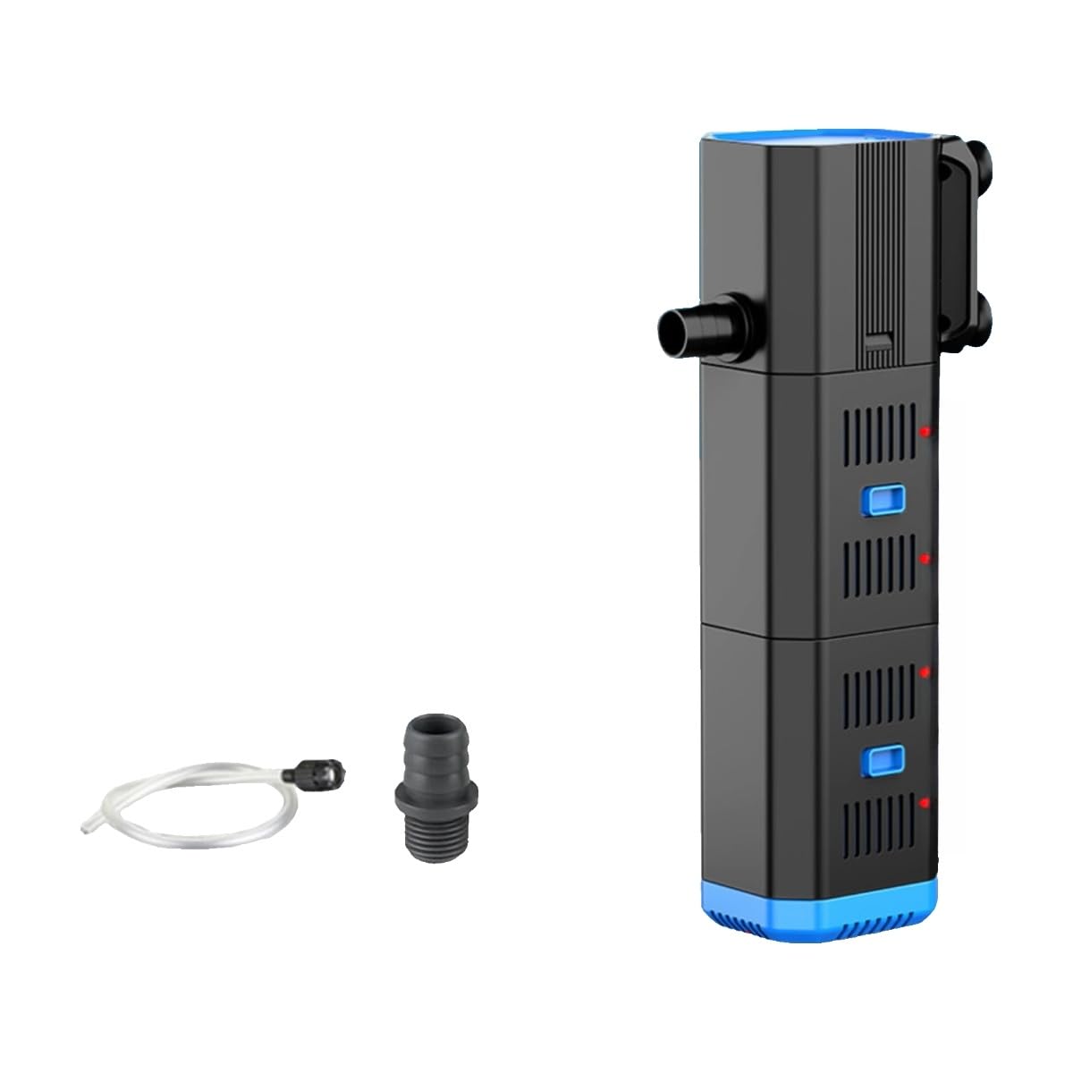 Filtro integrato tre in uno for la purificazione 'acqua, piccola pompa for piscicoltura domestica circolante(16W 80CM)