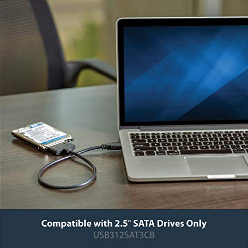 Adaptador StarTech USB 3.1 a SATA 2.5" Negro miniatura 3