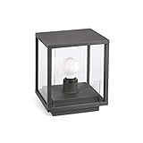 iluminacion exterior faro Incluye fuente lumínica: No Faro Barcelona 70772 - NALA Lámpara sobremuro gris oscuro