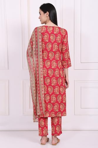 Ensemble Kurta de qualité supérieure et finitions florales raffinées - 5
