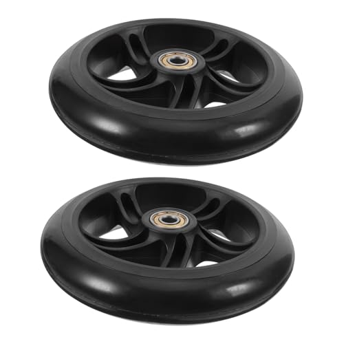 VICASKY 2pcs Scooter Wheel Set Silent Wheels for Skateboards Wear Resistant Replacement Tires for Enhanced Grip and Control