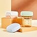 Breast Milk Feeding Bottle Storage Lids Compatible for hegen Baby Bottles (3 Pack)