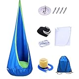 AISHNA Kids Pod Swing Seat, Child Hanging Hammock Chair for Iutdoor and Outdoor Use, Durable Hanging...