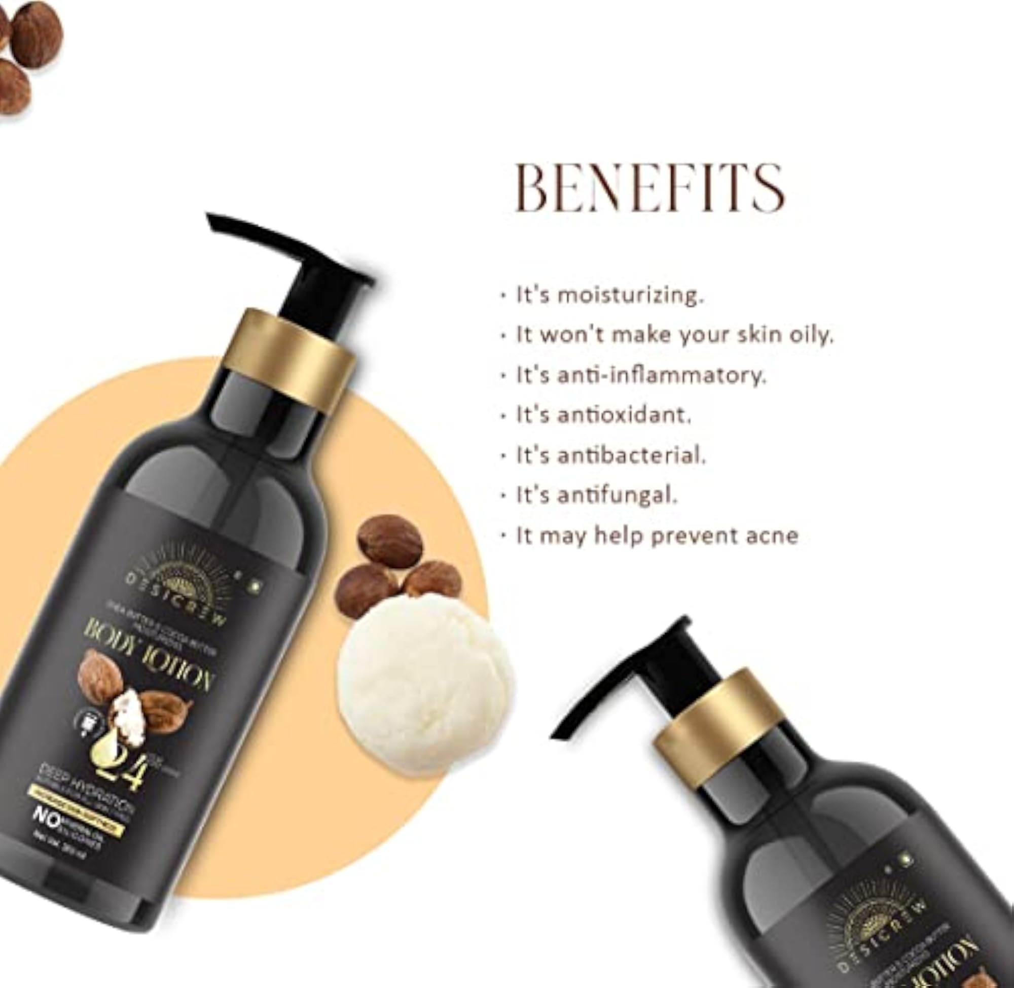 Desi Crew Nourishing Shea & Cocoa Butter Lotion