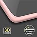 [For Series 3] SUPTMAX Screen Protector for Apple Watch, Apple Watch Series 3 Screen Protector [Soft Frame Edge] [9H Hardness] Full Coverage Carbon Fiber Screen Protector Apple Watch (42mm, Rose Gold)
