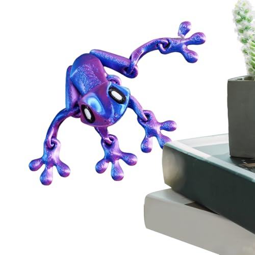 Imán | Rana Magnética Articulada Impresa 3D | Decoración Hogar para Adultos Y Niños | Regalo para Casa Fiestas Vacaciones