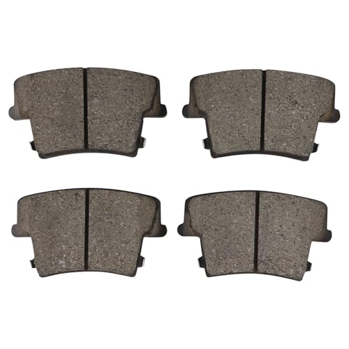 Image of TRQ Rear Brake Pad & Rotor Kit Ceramic Compatible with 2009 Dodge Challenger