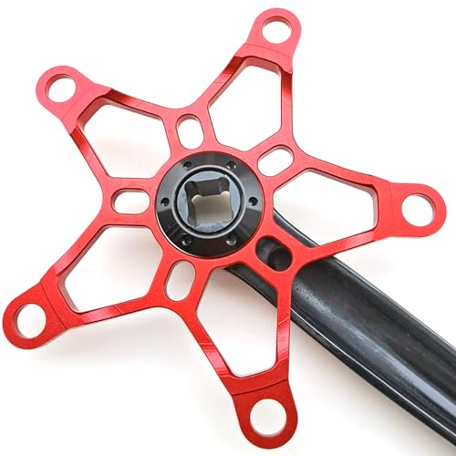 Pédalier de vélo 170 mm en aluminium compatible manivelle VTT et route - 5