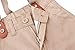 Lilax Boys Wedding Outfit, Toddler & Young Boys' Fashion Pant Set, Plaid Dress Shirt, Pants, Bowtie and Suspenders (6 Years, Beige)