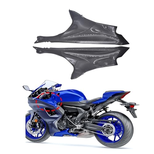 Carénage latéral YZF-R7 en carbone sec haut de gamme