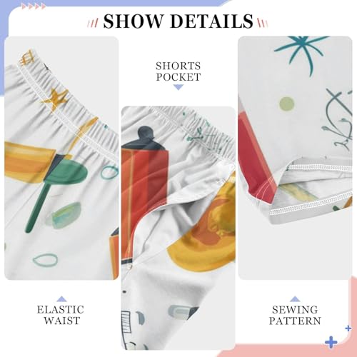 ZZXXB Chemistry Physical Science Boys Long Pants Soft Trousers Elastic Waist Kids Lounge Bottoms with Pockets S-XL4