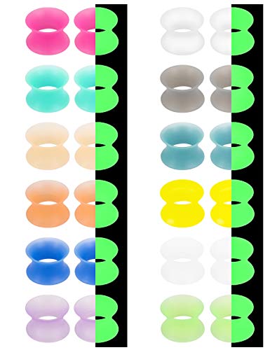 Jenxnjsjo Glow in The Dark Plugs