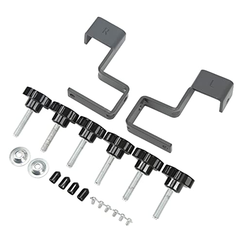 Abrazadera de montaje frontal de cajón de acero BTOSEP, clips para evitar descuadres 4