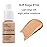 BestLand 2Pack PHOERA Foundation Full Coverage Liquid Foundation Cream - Long-lasting Lightweight Concealer - Oil-Free Formula - Natural Shade - Suitable for All Skin Types (2 Pack Buff Beige 104)