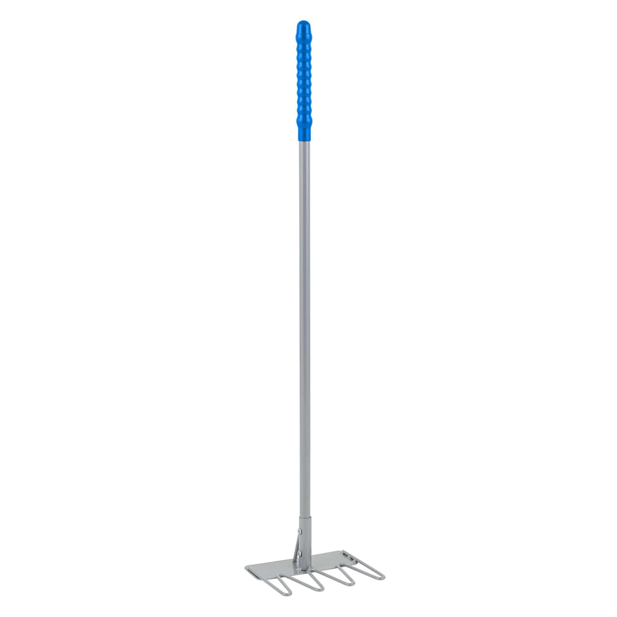Red Gorilla Tubtrug Tidee Rake 80cm Lightweight Steel with Blue Plastic Grip for Stable Hay Bedding or Garden Use