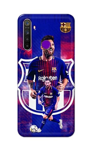 Image of Printed Hard Back Cover Case for Realme 5 | Realme 5s | Realme 5i | Realme Narzo 10 Back Cover (Famous Football Player) -1111