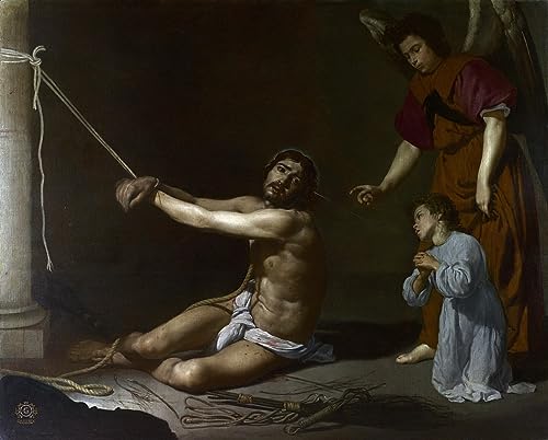 Tableaux Graffiti Art Mural Crist Ligat de Diego Velázquez de qualité