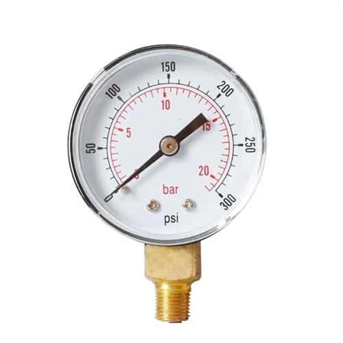 Manomètre Y50 52 mm vertical 0-300 psi haute précision mécanique