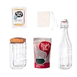Kombucha Full Starter Kit With Blighty Baby SCOBY - Make your own Blighty Booch Kombucha at home.