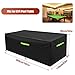 GEMITTO Pool Table Cover, Billiard Table Covers with Handles Buckles Drawstring — Indoor Outdoor Pool Table Cover Waterproof for 7/8/9 FT Pool Table Snooker Billiard Table (102 x 53 x 32 in - Black)