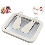 Myfroroll Ice Cream, 2025 New Froroll Cream, Instant Ice Cream Roller Making Machine, Easy To Clean, Homemade Italian Ice Cream Diy, Sorbet, Frozen Yogurt (white)